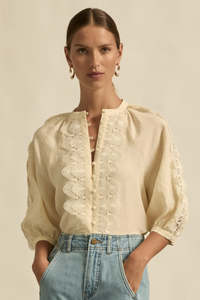 Zoe Kratzmann: Zoe Kratzmann Bouquet Top - Porcelain