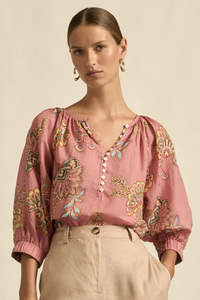 Zoe Kratzmann Tranquil Top - Kgari Bloom