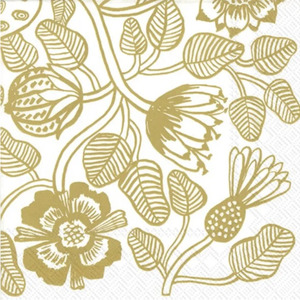 Home Utility: Marimekko Napkins - Tiara Gold