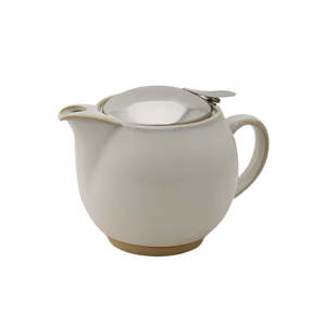 Zero Japan Teapot 450ml - Earth Natural White