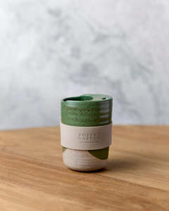 Mugs Jugs Tea Coffee: Robert Gordon The Wanderer Travel Cup - Green