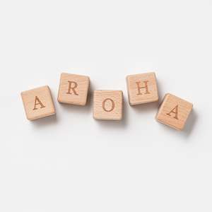 Over The Dandelions: Over The Dandelions Aroha Wooden Blocks