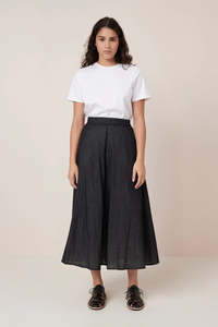 Skirts: Kowtow Rotation Skirt - Black Ecru