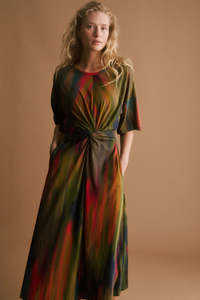 Last Of The Best: Elk Kihte Tshirt Dress - Arran Stripe Print