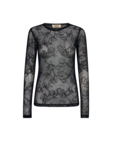 Mos Mosh Loretta Velvet Leafy Top