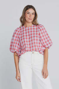 Clothing Footwear Sale: Thing Thing Lucie Top - Check Mate
