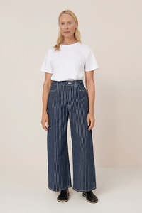 Clothing Footwear Sale: Kowtow Sailor Jeans - Chalk Stripe
