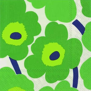 Marimekko: Marimekko Napkins - Unikko Green