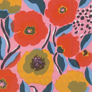 Marimekko: Marimekko Napkins - Rosarium Rose