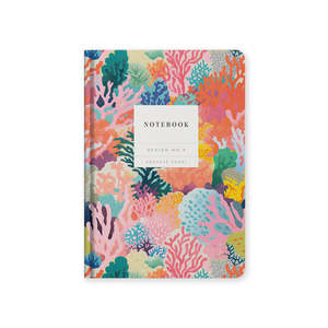 Kaleido A5 Hardback Notebook - Gouache Coral