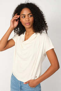 Mos Mosh: Mos Mosh Sheng Tee - Ecru