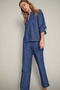 Mos Mosh: Mos Mosh Bai Denim Pant - Dark Blue