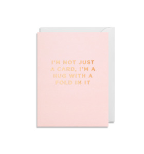 Greeting Cards: Greeting Card - I'm a Hug with a Fold in it