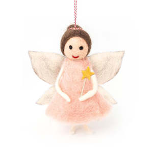 Christmas: Nepalese Felted Decoration - Freya Fairy