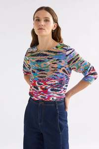 Extra 20 Off Sale: Elk Dega Top - Serp Print