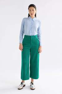 Elk Rhes Cord Pant - Island Green