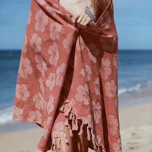 Gifts For Summer Days: Slowtide Turkish Towel - Hau Warm Earth