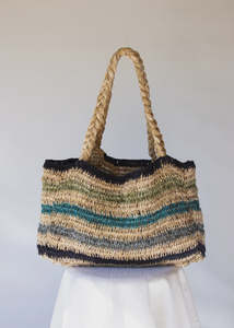Hobo and Hatch Elle Grande Tote - Tide Stripe