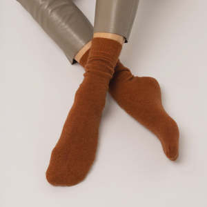 Nooan Hamilton Socks  - Leather Brown