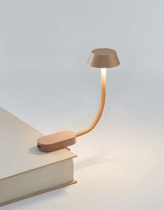 Lexon Mimi Clip-On Reading Light - Soft Gold