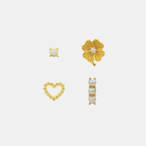 Sophie Garden Party Stud Set - Gold