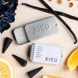 Aiku Solid Perfume Pocket Scent - Ampersand (Silver)