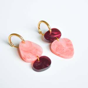Hagen & Co Dune Earrings - Coral