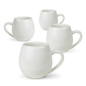 Mugs Jugs Tea Coffee: Robert Gordon Hug Me Mugs 4 Pack - Snow