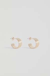 Elk Jewellery: Elk Gild Hoop Earring - Gold
