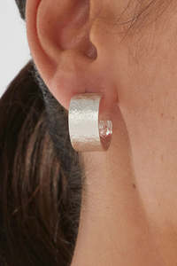 Elk Jewellery: Elk Gild Hoop Earring - Silver