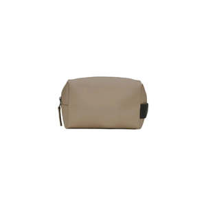 Mens: Rains Wash Bag Small 15580 - Beige
