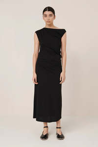 Kowtow Asymmetric Dress - Black