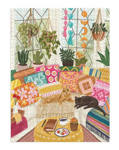 Galison Serenity Meow Puzzle - 1000 Pieces