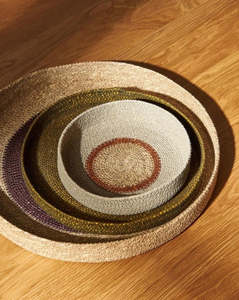 Storage Organisation: Citta Pinto Basket 20cm - Haze/Orange Peel