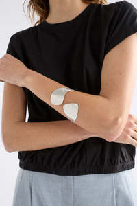 Elk Jewellery: Elk Kilta Wraparound Cuff - Silver
