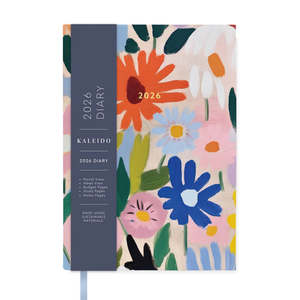 Non Clothing Sale: Kaleido A5 2026 Weekly Diary - Gouache Floral