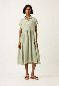 Nancybird Maja Dress -Green Stripe