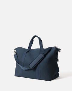 Weekenders: Citta Canvas Weekender Bag - Navy