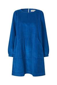 Lollys Laundry Carla Short Dress  - Neon Blue