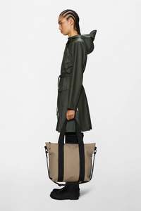 Rains Bags: Rains Tote Bag Mini 14160 - Beige