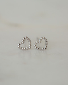Sophie Dotty Love Studs - Silver