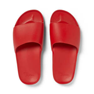Gifts For Summer Days: Archies Arch Support Slides - Chilli Red