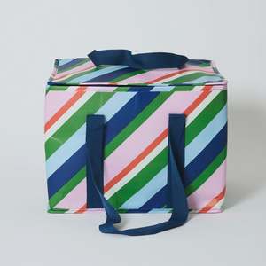 Project Ten Large Insulated Tote - Rugby Stripe