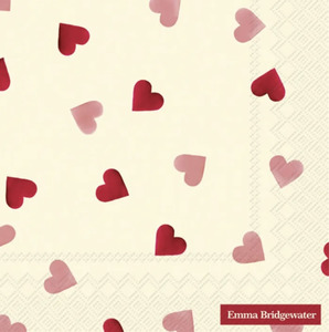Home Utility: Emma Bridgewater Heart Napkins