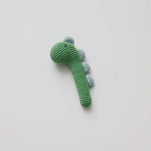 Over The Dandelions Crochet Dinosaur Rattle