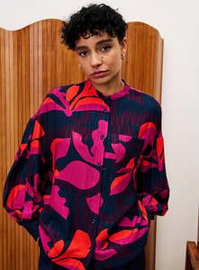 Frnch: FRNCH Bella Shirt - Geo Flowers
