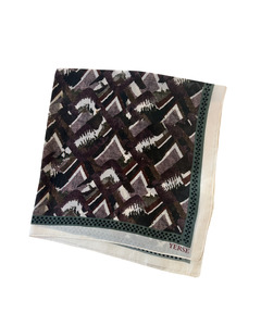 Yerse Silk Scarf - Aubergine