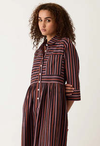 Nancybird: Nancybird Mel Dress - Twilight Stripe