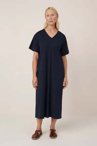 Sale Footwear Copy: Kowtow Unity Tee Dress - Navy