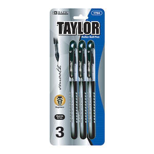 Dollar: BAZIC Taylor Black Rollerball Pen (Product Of USA)